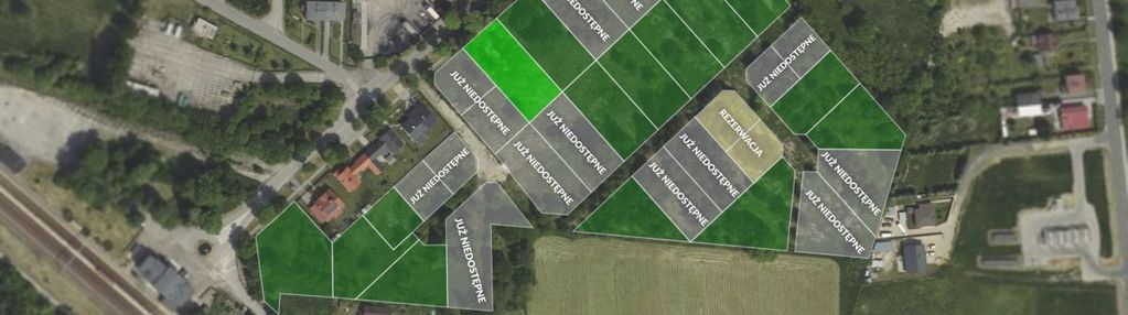 Działka budowlana koszęcin ul. dworcowa 1158m2