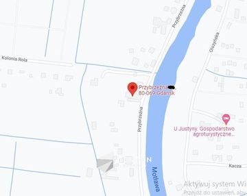 Działka blisko natury przy motławie