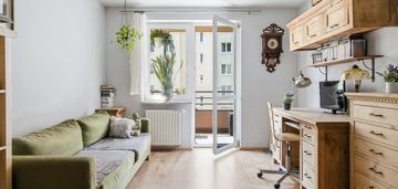 Przestronne 2 pokoje | balkon | 49,1m² | 2 miejsca