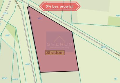 Narożna działka na stradomiu 1300 m²