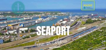 Seaport live in gdynia z widokiem na morze