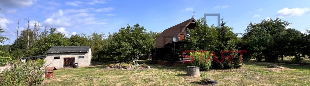 Domek całoroczny, duża działka, zadbana działka