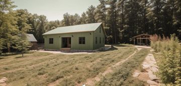 Nietuzinkowy nowy dom otulony lasami i jeziorami