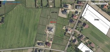 Działka niezabudowana z warunkami zabudowy