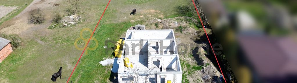 Działka 1521 m2 z rozpoczętą budową