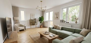 Rozkład | możliwość 2 pokoi | piwnica | balkon