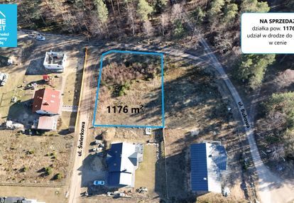 Ładna działka budowlana 1176 m² - przy lesie