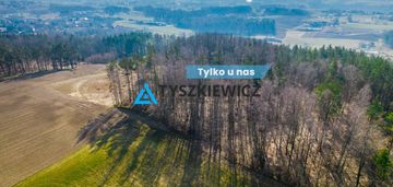 Działka budowlana z lasem sierakowice 3667m2