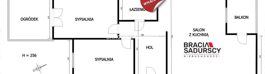 Mieszkanie z ogródkiem / blisko wisły / variate