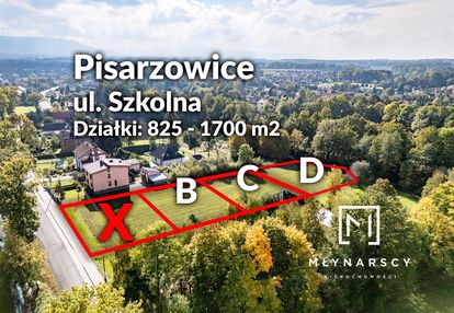 825 m2|działki b i c | budowlane | pisarzowice |
