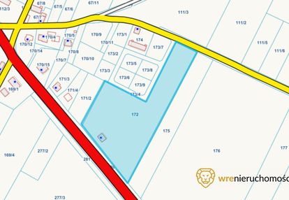 7500 m2 -pod zabudowę mieszkalną - przy drodze