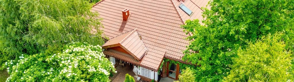 Klimatyczny dom otulony zielenią