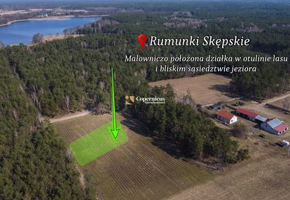 Działka w bliskim sąsiedztwie jeziora i lasu