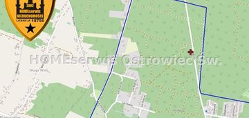Na sprzedaż działka o pow. 4100 m2 las rzeczki