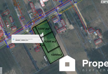 Działka bud.pod garwolinem 1200 m2