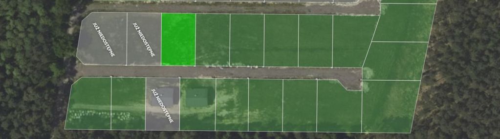 Działka 297 w koszęcinie pod lasem 585m2  154zł/m2