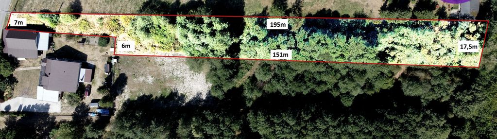 Cisza i spokój w dyzinie, działka 2831 m2