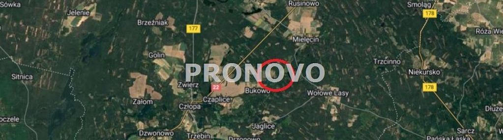 Działka rolna- łąka bukowo gm. człopa