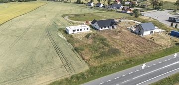 Działka 1752 m² z rozpoczętą budową domu 132 m²