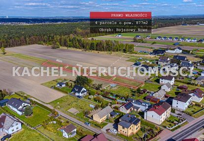 Działki 877 m² bojszowy nowe ul. ruchu oporu, wz