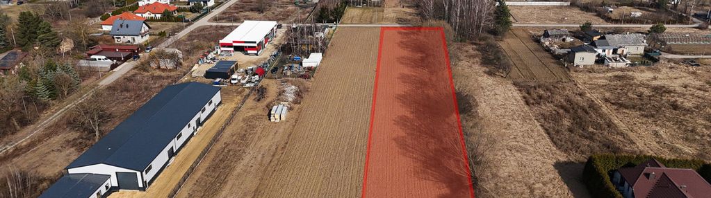 Działka 4200 m2 usługowo-mieszkanowa przy s7 kazuń
