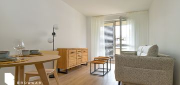Nowoczesne 2-pokojowe mieszkanie z dużym balkonem