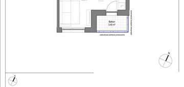 Kawalerka z balkonem gdańsk zaspa