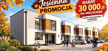 Jesiennapromocja-62m2 z ogródkiem/2 miejsca post.