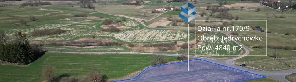 Działka 4840 m² – jędrychówko, blisko morąga