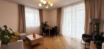 Nowoczesny apartament z dużym balkonem