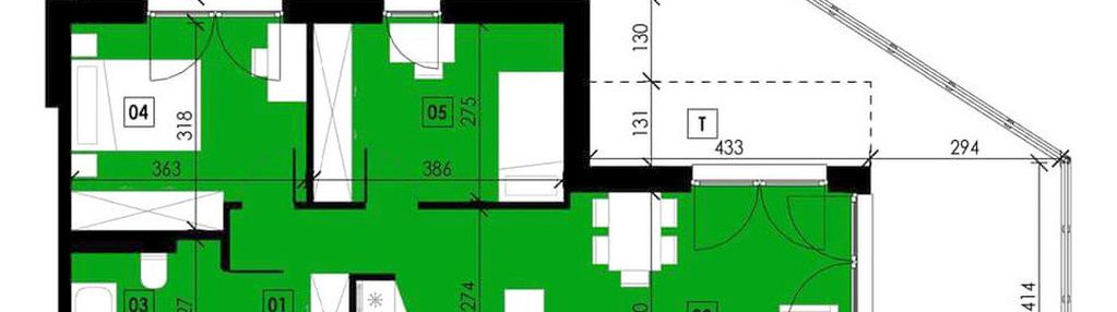 57 m2 /ogródek / garaż / stan deweloperski