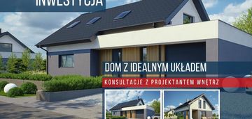 Nowoczesny dom z idealnym układem wnętrza!