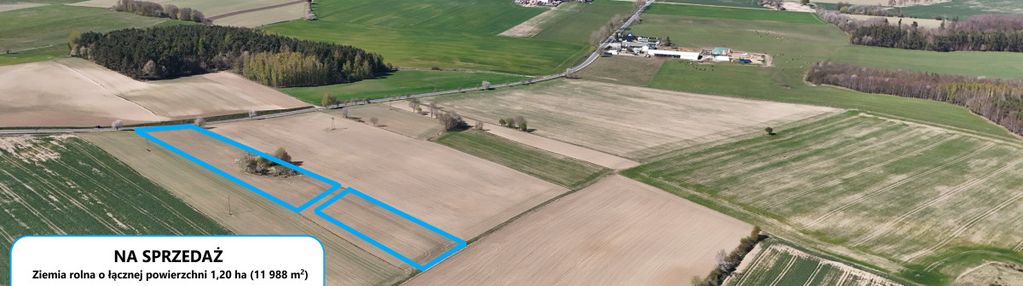 Grunt rolny 1,20 ha • sobieńczyce