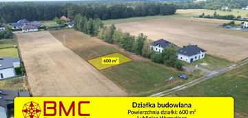 Działka budowlana lubliniec wymyślacz 600m2