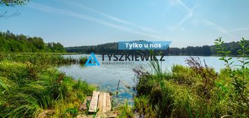 Działka z linią brzegową 1,6 ha zabudowana domem