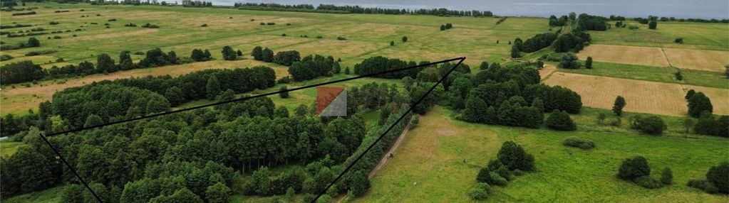 Grunt rolny ze zbiornikiem wodnym w uniemyślu