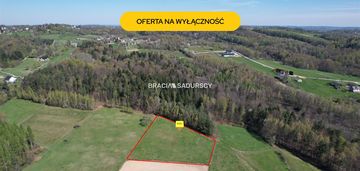 Działka budowlana 43 ary widok lipnica górna