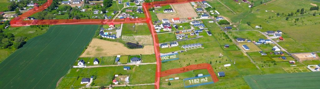 Działka budowlana 1182 m² / 1,7 km do morza gąski