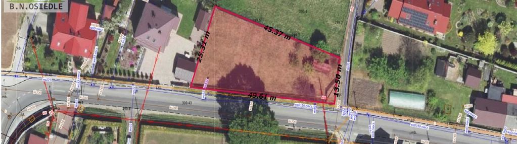 Działka budowlana 908 m2 - jaworzno- ciężkowice.