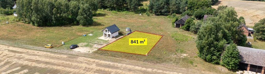 Działka letniskowa  841m2 park krajobrazowy