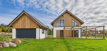 Nowy drewniany dom premium z dużą działką 3004 m²