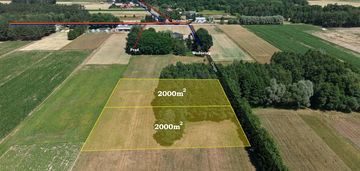 Działka 2000 m2 z mpzp w ślepowronach