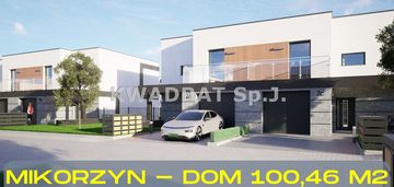 Dom z garażem o pow. 100,46 m2 - mikorzyn