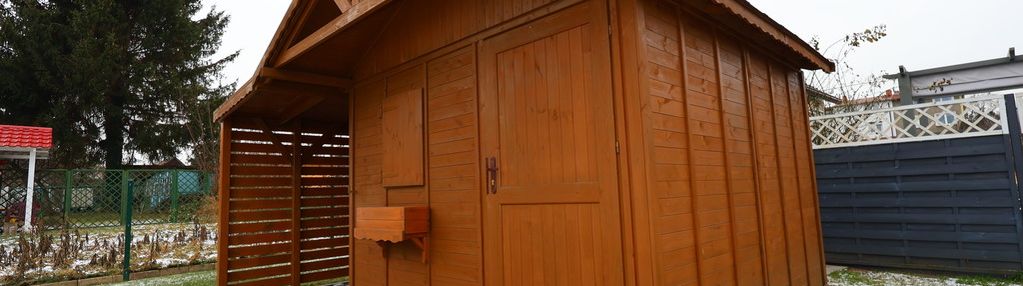 Działka rod – 3,3 ara | domek | wc | media