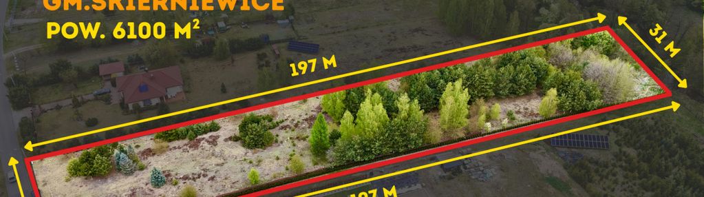 Działka budowlana 6100 m² | strobów