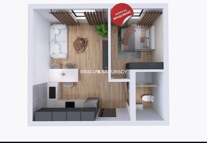 34m2, osiedle sportowe nowa huta