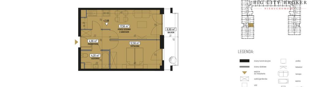 Diamentowa / mieszkanie 39m2 / dwa pokoje / nowe