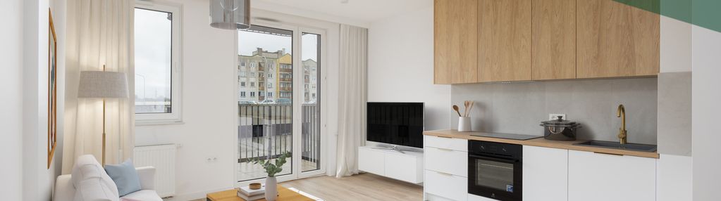 Dwupokojowe mieszkanie z balkonem - nowe!