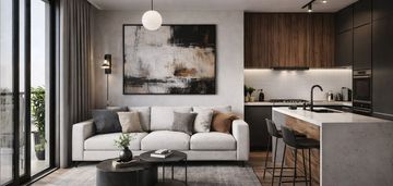 Nowoczesne 2 pokoje z loggią | funkcjonalny układ