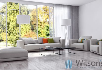 Duży ogród bezpośrednio przy parku